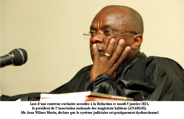 « Le système judiciaire haïtien est dysfonctionnel », dixit Jean Wilner Morin